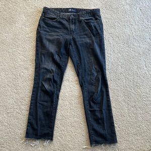 GAP Denim 2/26 Black/Dark Gray Boyfriend Jean